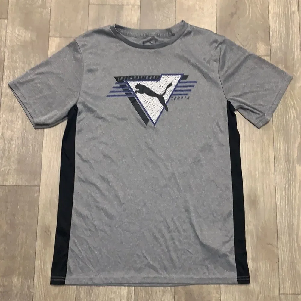 Boys Puma Shortsleeve Sports Workout Shirt‎